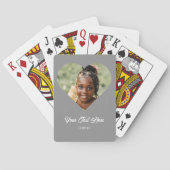 Foto Verticale aangepaste tekstreekkaarten Pokerkaarten (Achterkant)