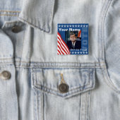 Foto vervangen | Sjabloon campagne Vierkante Button 5,1 Cm (In situ)