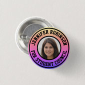 Foto vervangen | Studentenraad Ronde Button 3,2 Cm (Voorkant /achterkant)
