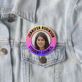 Foto vervangen | Studentenraad Ronde Button 7,6 Cm (In situ)