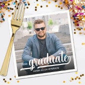 Foto Vet Afstuderen Script Graduation Party Servet