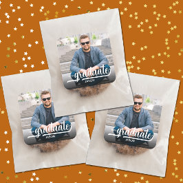 Foto Vet Script Afstuderen Vierkante Sticker