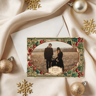Foto Victorian Hulst & Bes Kerstmis Feestdagenkaart