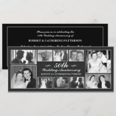 Foto viering 50ste huwelijksverjaardag kaart (Voorkant / Achterkant)