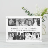 Foto viering 50ste huwelijksverjaardag kaart (Staand voorkant)