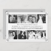 Foto viering 50ste huwelijksverjaardag kaart (Voorkant / Achterkant)