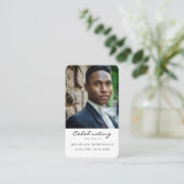 Foto Viering van het Leven Begrafenisgebed Kaart Visitekaartje (Staand voorkant)