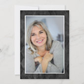 Foto Viering van het leven Rozen Bloemenbegrafenis Kaart (Achterkant)