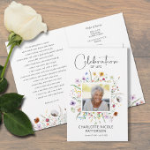 Foto Viering van Life Begrafenisprogramma Flyer