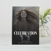 Foto Viering van Life Begrafenisprogramma Kaart (Staand voorkant)