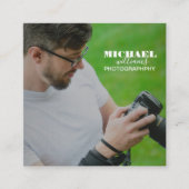 Foto Vierkant Visitekaartje (Voorkant)