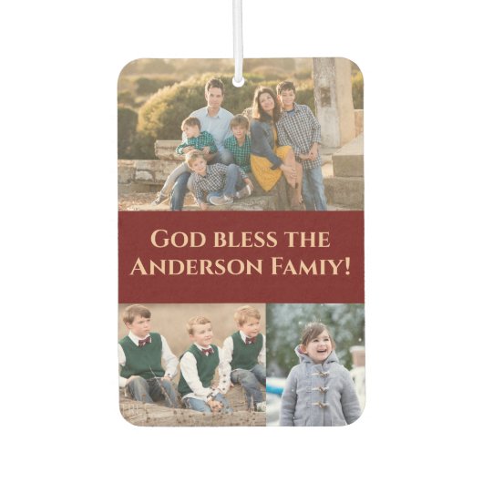  Foto & Virgin Mary Auto Luchtverfrisser (Voorkant)