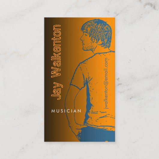 Foto visitekaartje 3 invoegen informatiekaartje (Voorkant)