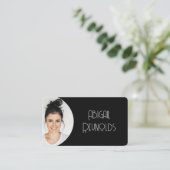 Foto Visitekaartje Black Lijst (Staand voorkant)