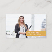 Foto Visitekaartje |Gemakkelijk aangepaste brandin (Achterkant)