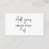 Foto Visitekaartje Logo branding Loyalty Card (Achterkant)