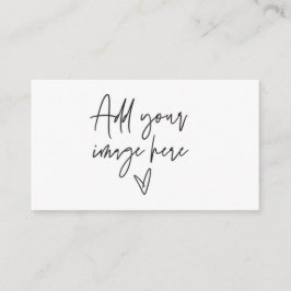 Foto Visitekaartje Logo branding Loyalty Card