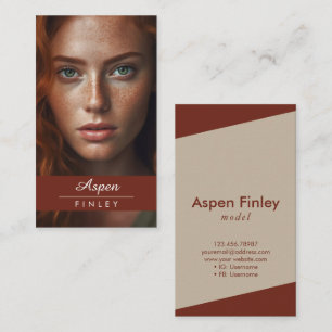 Foto Visitekaartje Model Acteurs Actrices Danser