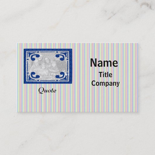 Foto-visitekaartje Visitekaartje (Voorkant)