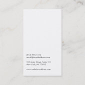 FOTO Visitekaartje voor fotografen of chefs (Achterkant)