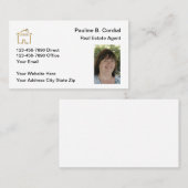 Foto Visitekaartjes van onroerend goed (Voorkant / Achterkant)