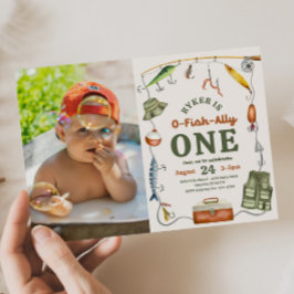 Foto Vist verjaardagsuitnodiging Kaart