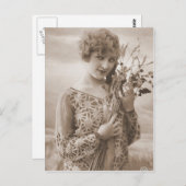 Foto  vlakke laag (150) briefkaart (Voorkant / Achterkant)