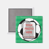  foto voetbal magneten (Voorkant / Achterkant)