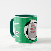  foto-voetbal mok (Voorkant links)
