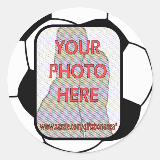  foto voetbal stickers (Voorkant)