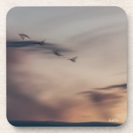 foto vogels abstract drankjes onderzetter