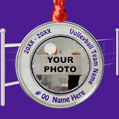 Foto Volleybal Ornamenten Gepersonaliseerde Team G