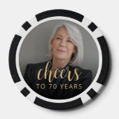 Foto voor 70e verlichtingsparty poker chips (Achterkant)