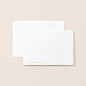 Foto voor altijd bedankt bruiloft folie kaarten (Met envelop)