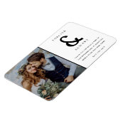 Foto voor altijd en altijd bruiloft Hartelijk dank Magneet (Linkerzijde)