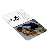 Foto voor altijd en altijd bruiloft Hartelijk dank Magneet (Rechterzijde)