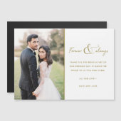 Foto voor altijd en altijd Gold Weddenschap Hartel (Voorkant / Achterkant)