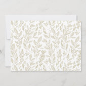 Foto voor altijd en altijd Gold Weddenschap Hartel Bedankkaart (Achterkant)