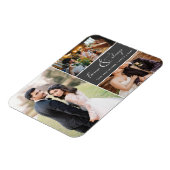 Foto voor altijd en altijd grijs Dank je Collage Magneet (Linkerzijde)