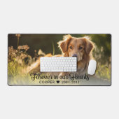 Foto voor altijd in ons hart Foto van Pet Memorial Bureaumat (Keyboard & Muis)