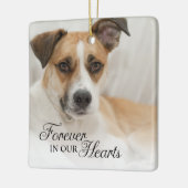 Foto voor altijd in ons hart keramisch ornament (Links)