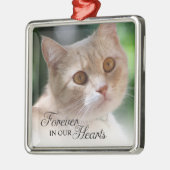 Foto voor altijd in ons hart metalen ornament (Links)