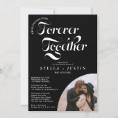 foto voor altijd wit repetitief diner kaart (Voorkant)