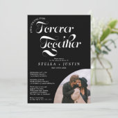 foto voor altijd wit repetitief diner kaart (Staand voorkant)