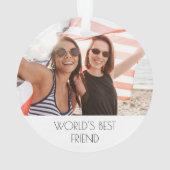 Foto voor beste vrienden ornament (achterkant)