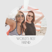 Foto voor beste vrienden ornament (voorkant)