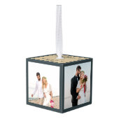 Foto voor eerste gehuwd geloven Sparkle Shine 3 Decoratie (Achter hoekig)