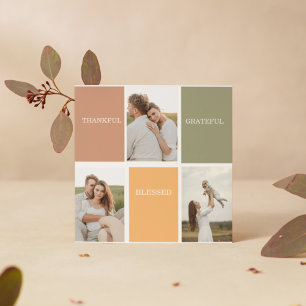 Foto voor familiekollage Dankful Blessed Gratefu