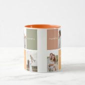 Foto voor familiekollage | Dankful Blessed Gratefu Mok (Midden)