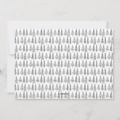 Foto voor gehuwd en helder eerste kerstfeestmaal feestdagenkaart (Achterkant)